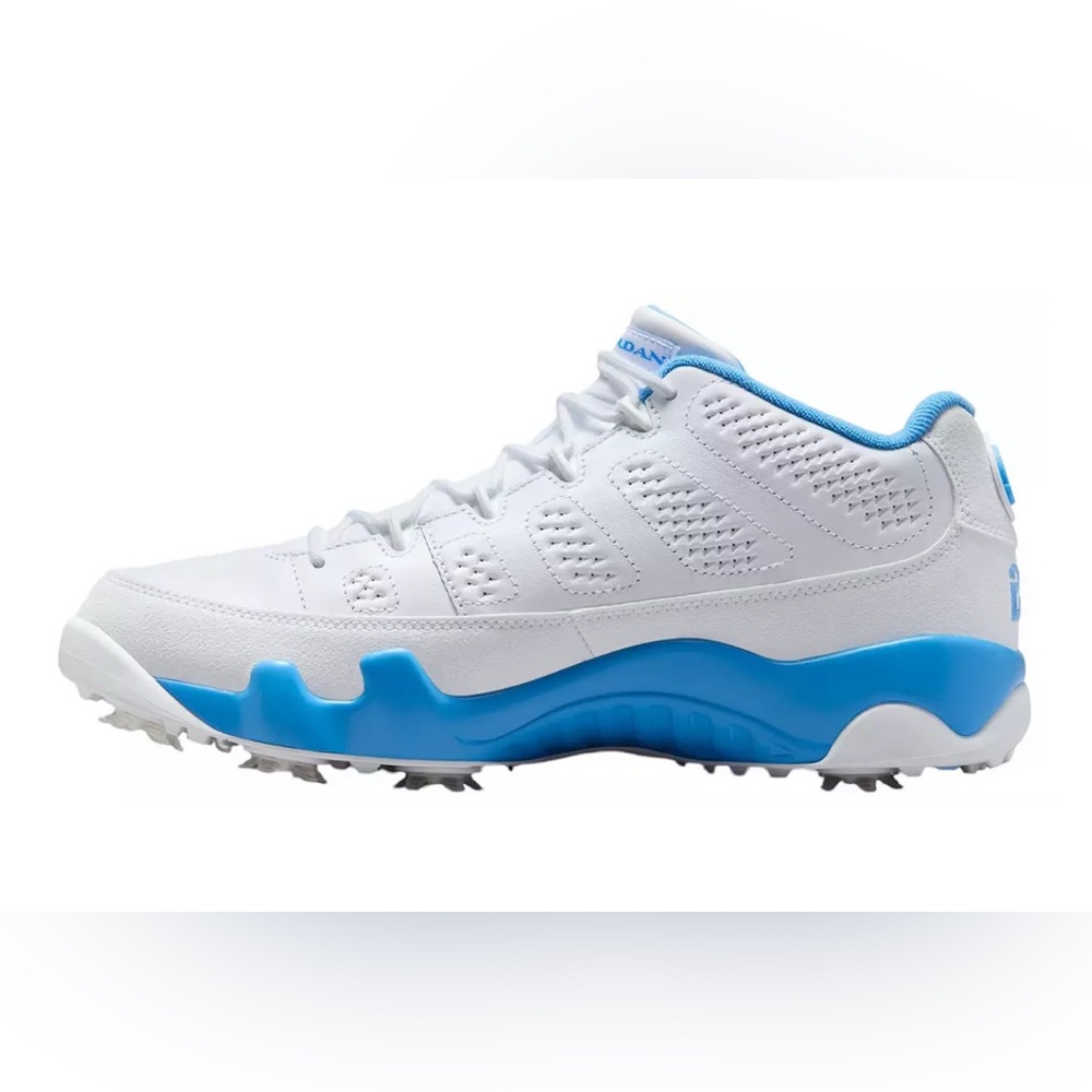 Air Jordan Men's 9 G Golf Shoes Size 7.5 UNC University Blue FJ5934-101 - Picture 4 of 11
